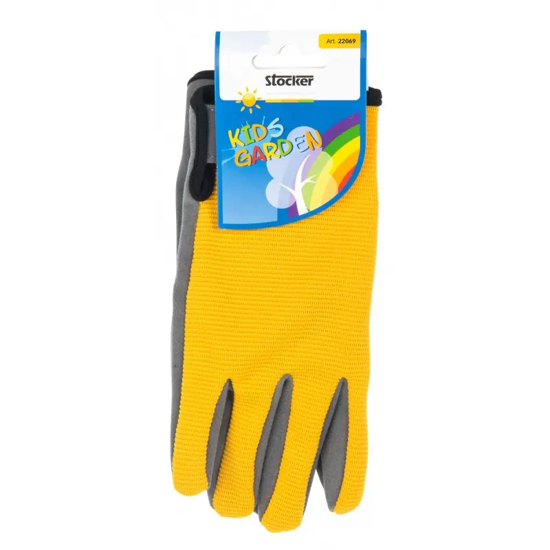 Manusi de gradina pentru copii KIDS GARDEN, galben