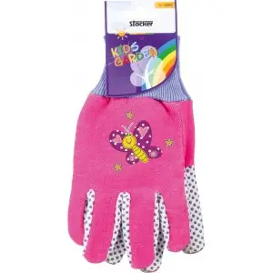 Manusi de gradina pentru copii KIDS GARDEN, roz/mov