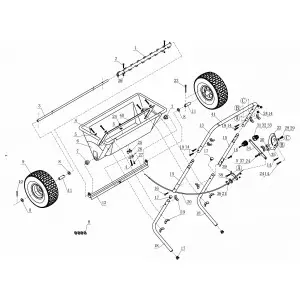 Tub metalic intre maner si suport ST3915 (15+16+19)