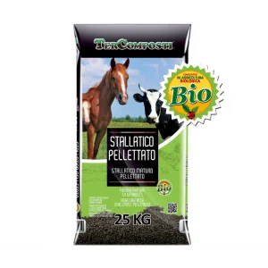 Ingrasamant organic peletat Tercomposti Stallatico, gunoi de grajd, tip mranita
