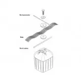 Accesorii instalare capac patrat 4050NE 7x7 cm, 7x8 cm, 8x8,5 cm, 9x9 cm