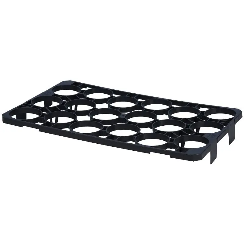 Tava pentru ghivece, 18 celule rotunde, Arca ECO 680, 9 cm
