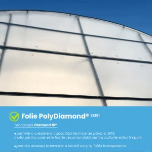 Folie solar Politiv PolyDiamond E2351 difuza, 150 microni