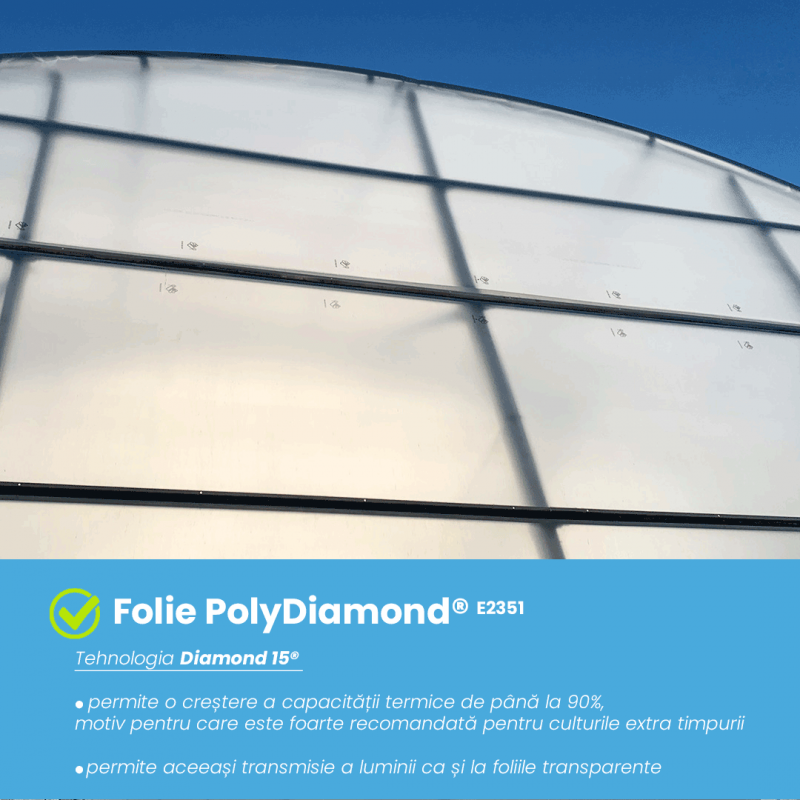 Folie solar Politiv PolyDiamond E2351 difuza, 150 microni