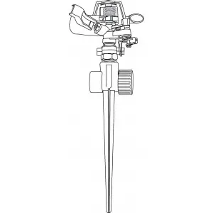 Aspersor metalic