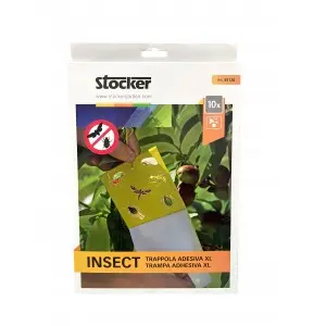 Capcane galbene pentru insecte 24x17 cm Stocker, set 10 buc