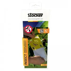 Capcane galbene pentru insecte 24x10 cm Stocker, set 5 buc
