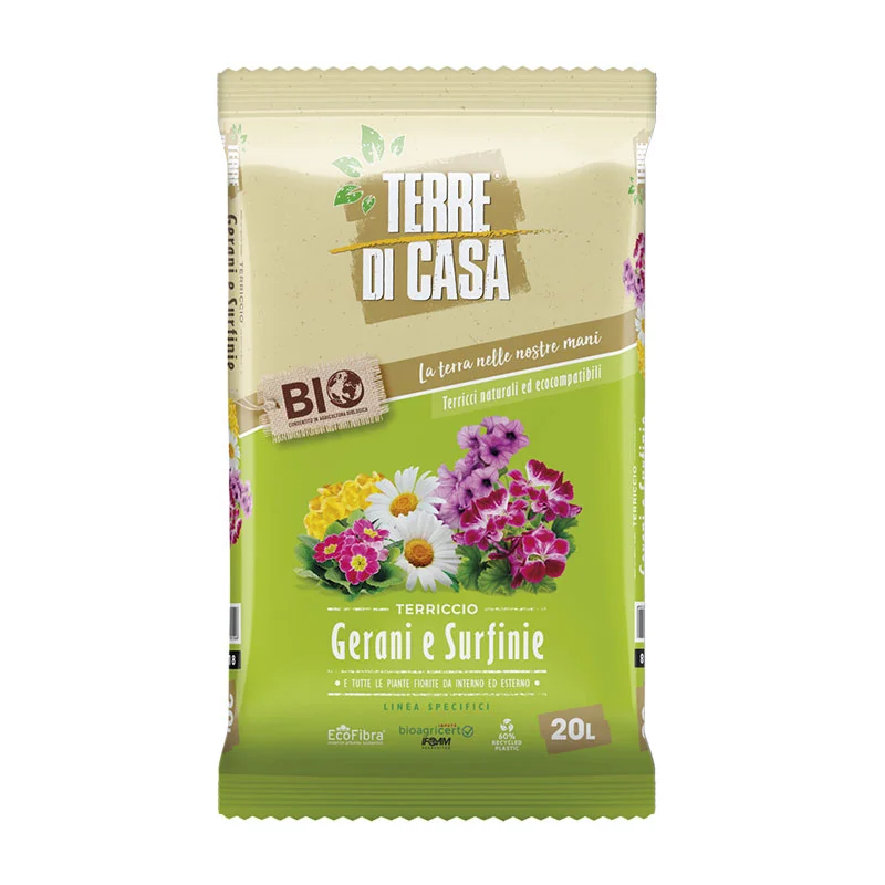 Pamant pentru muscate si petunii Terre di casa