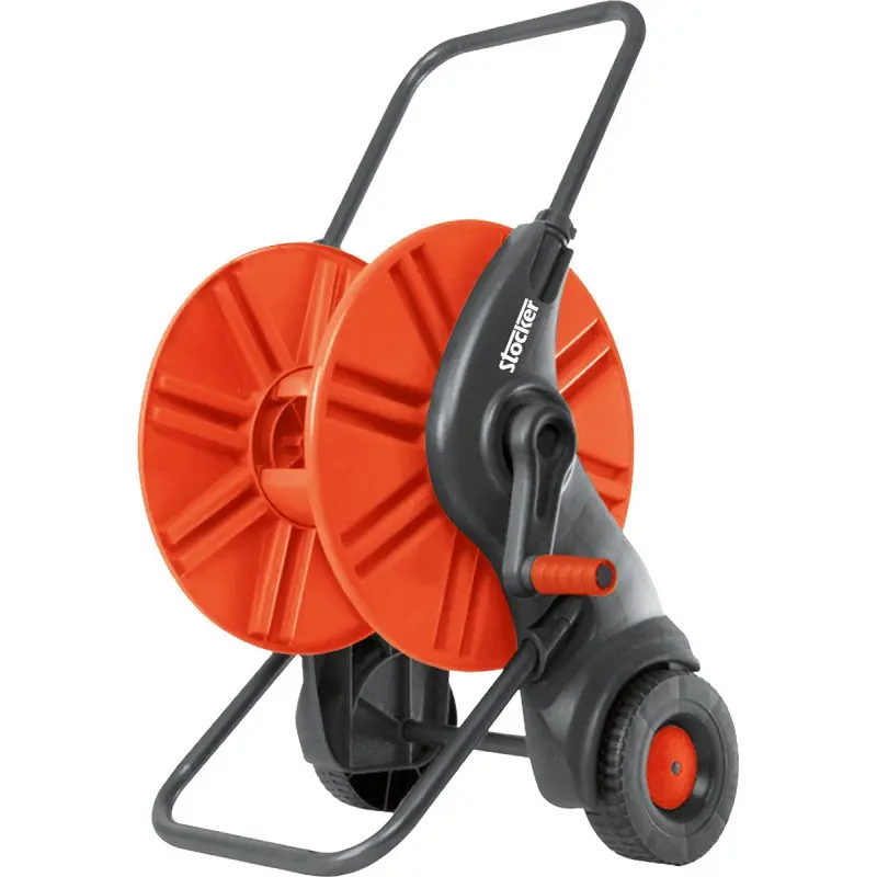Carucior tambur pentru furtun gradina, pana la 45 m de furtun de gradina