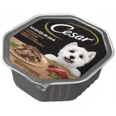 Cesar hrana umeda pentru caini adulti, curcan si vita 150 g
