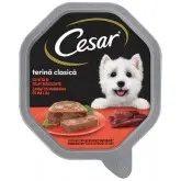Cesar hrana umeda pentru caini adulti, cu vita si ficat 150 g