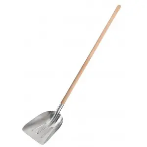 Lopata de metal pentru zapada si cereale cu coada de lemn