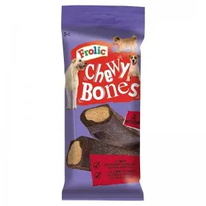 Frolic Chewy Bones recompense pentru caini adulti, cu vita 2 buc 70 g
