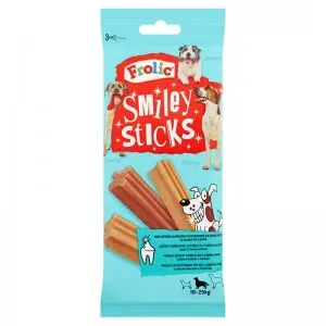 Frolic Smiley Sticks recompense pentru caini, cu pui si vita 175 g
