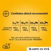 Pedigree hrana umeda la conserva pentru caini adulti cu vita in aspic 400 g