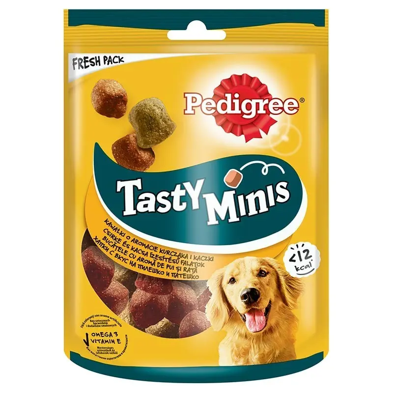 Pedigree Tasty Bites recompense pentru caini adulti, cu pui 130 g