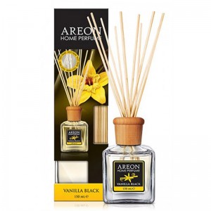 Odorizant de camera cu betisoare Areon Home Perfume Vanilla Black 150 ml