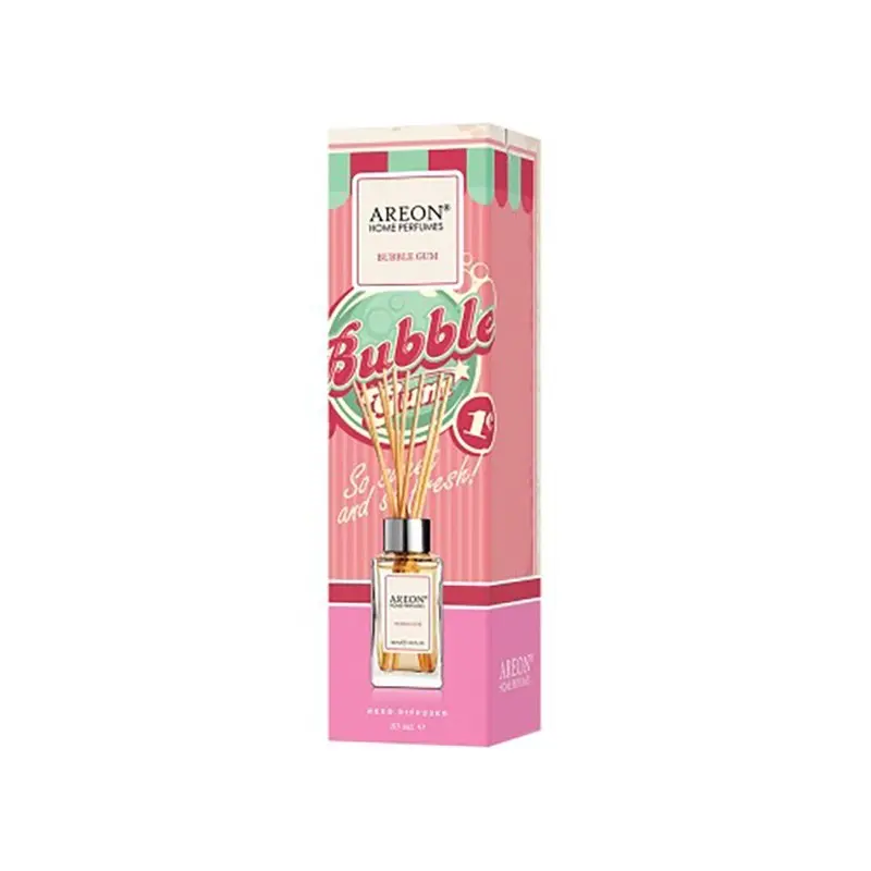 Odorizant de camera cu betisoare Areon Home Perfume Bubble Gum 85 ml